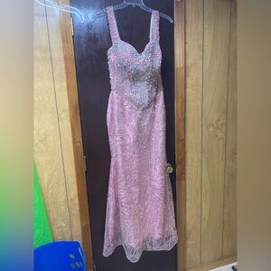 Pink formal dress